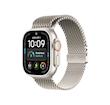 ساعت هوشمند اپل مدل اپل واچ اولترا ۴ سایز ۴۹ میلیمتری رنگ نچرال همراه با بند میلانس Apple Watch Ultra 4 49mm Natural / Milanese Loop