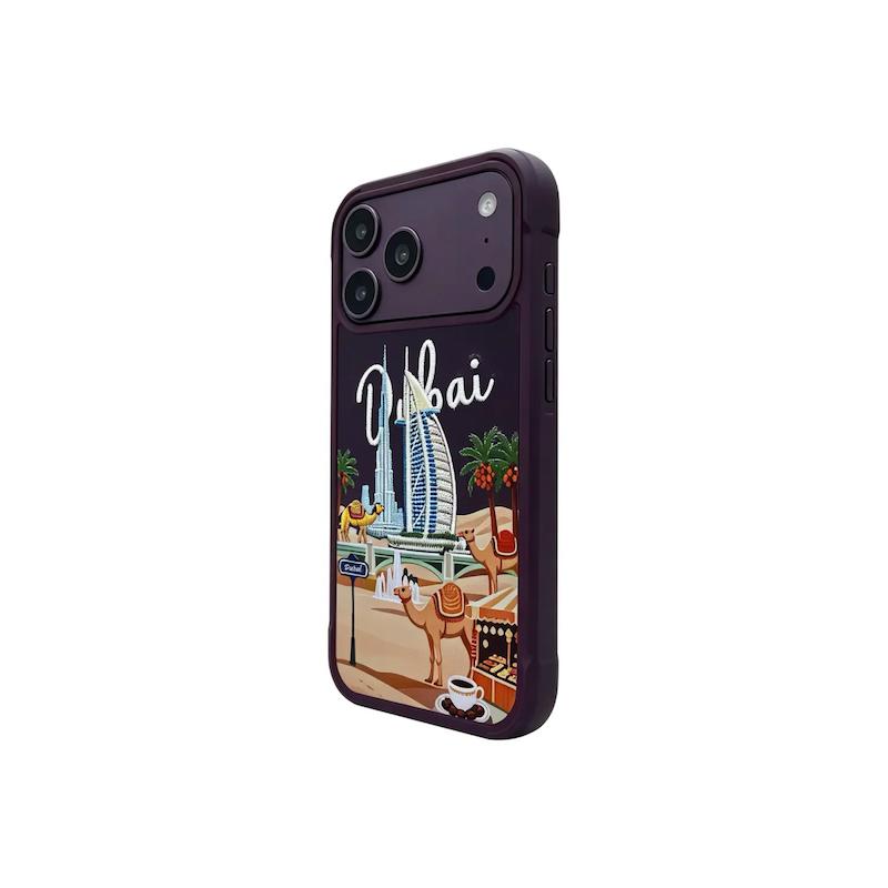 قاب لولو مدل ولو رنگ زرشکی مناسب برای آیفون ۱۸ پرومکس و ۱۷ پرومکس Vallo Burgundy Case Levelo For iPhone 18 Pro Max & 17 Pro Max
