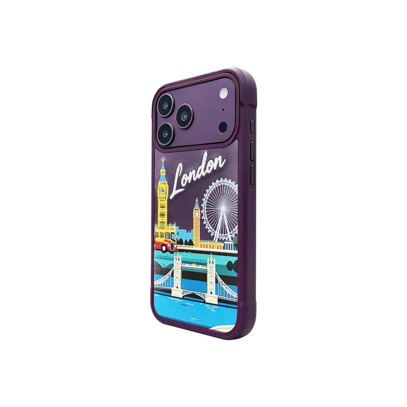 قاب لولو مدل ولو رنگ زرشکی مناسب برای آیفون ۱۸ پرومکس و ۱۷ پرومکس Vallo Burgundy Case Levelo For iPhone 18 Pro Max & 17 Pro Max