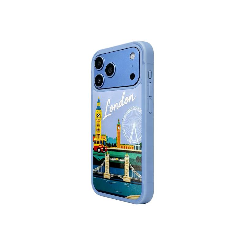 قاب لولو مدل ولو رنگ آبی آسمانی مناسب برای آیفون ۱۸ پرومکس و ۱۷ پرومکس Vallo Glacier Case Levelo For iPhone 18 Pro Max & 17 Pro Max