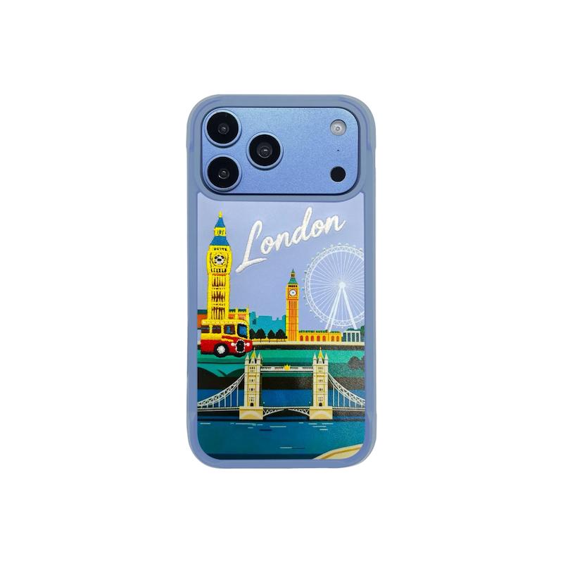 قاب لولو مدل ولو رنگ آبی آسمانی مناسب برای آیفون ۱۸ پرومکس و ۱۷ پرومکس Vallo Glacier Case Levelo For iPhone 18 Pro Max & 17 Pro Max