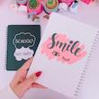 دفتر فانتزی طرح Smile و School