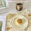 بشقاب پلاستیکی چین دار