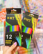 مداد رنگی ۱۲ رنگ باکیفیت KMT