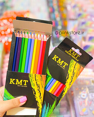 مداد رنگی ۱۲ رنگ باکیفیت KMT