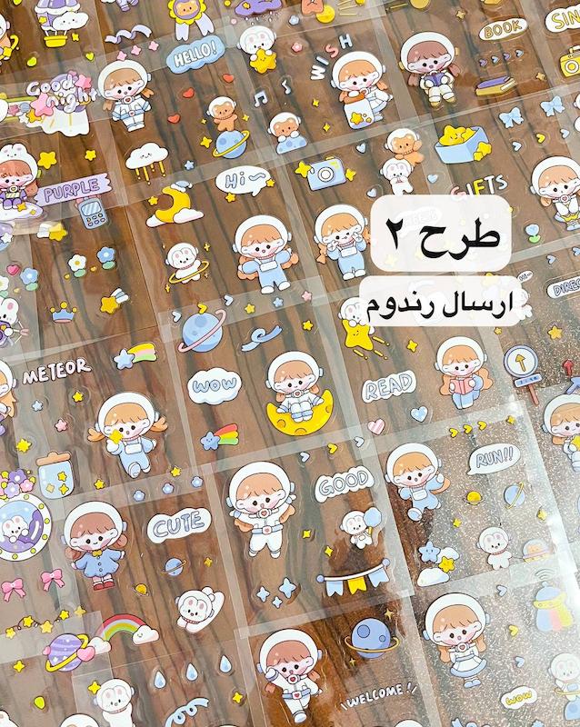 استیکر شفاف ورقی