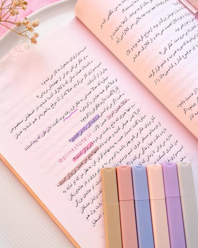 پک ۶ رنگ هایلایتر پاستلی دوسر 