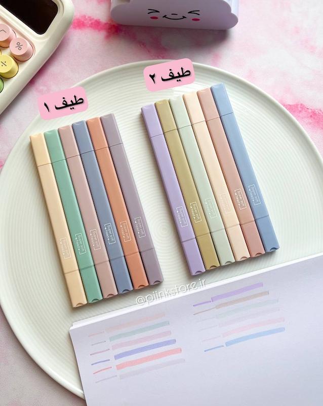 پک ۶ رنگ هایلایتر پاستلی دوسر