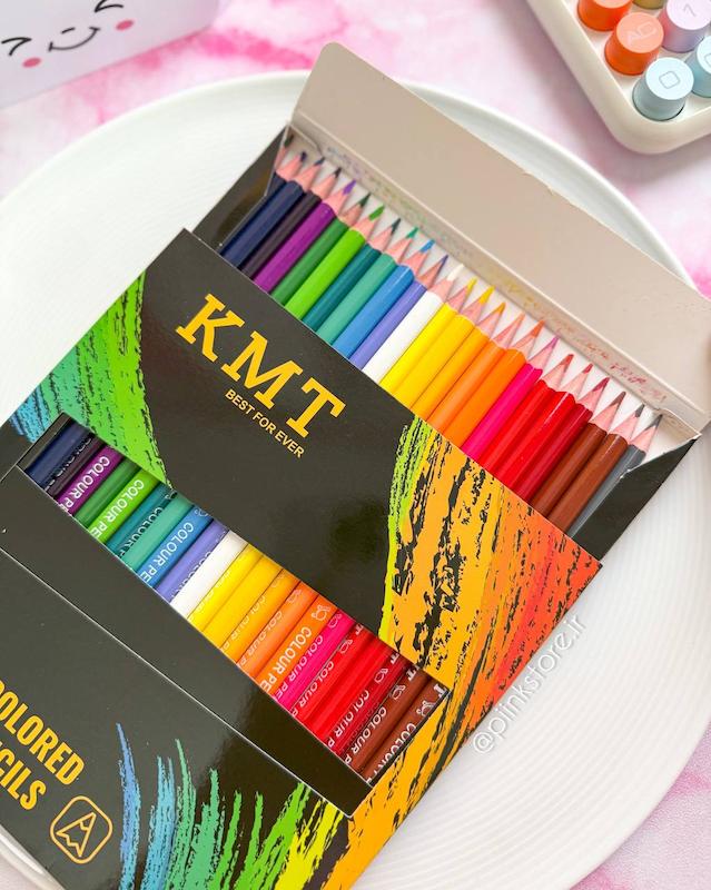 مداد رنگی ۲۴ رنگ باکیفیت KMT