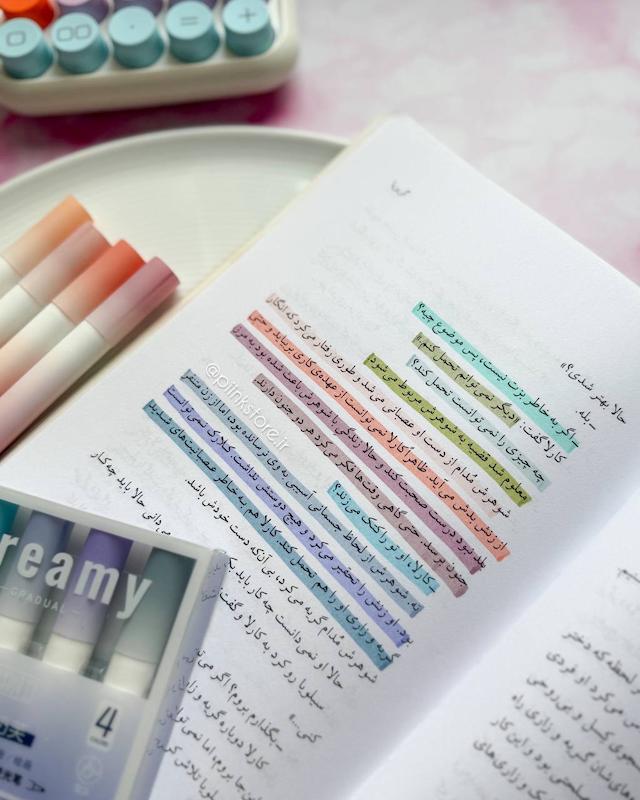 پک ۴ رنگ هایلایتر پاستلی Dreamy
