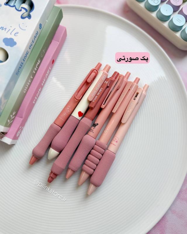 پک ۶ عددی رواننویس گریپ دار پینترستی MOKA(موکا)
