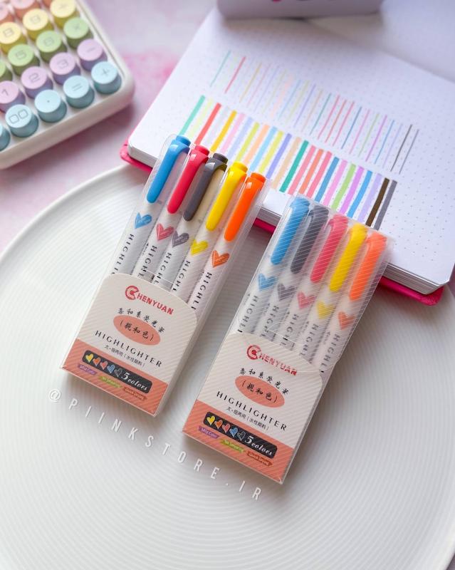 هایلایتر ۵ رنگ دوسر Mildliner