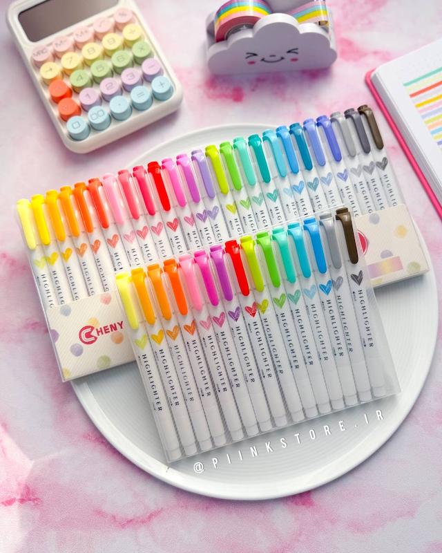 هایلایتر ۱۵ رنگ دوسر Mildliner