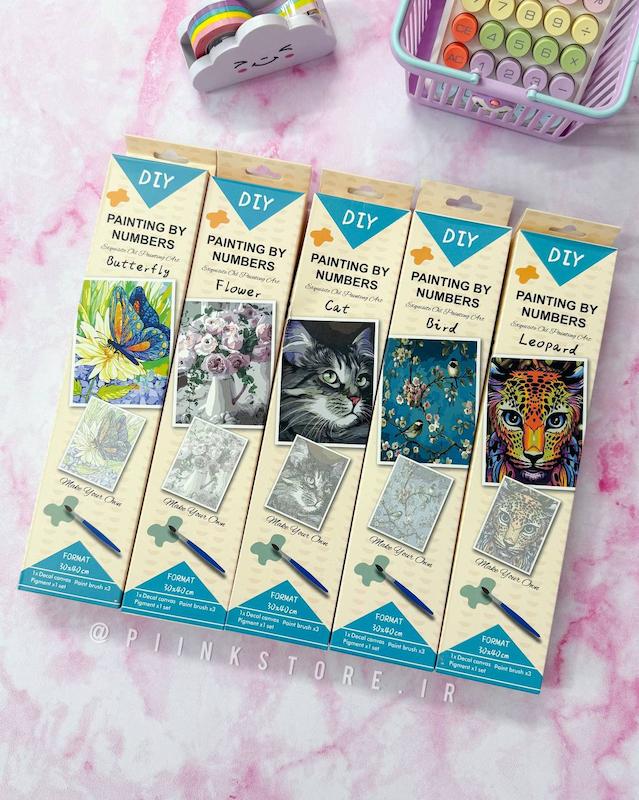 نقاشی با اعداد رولی ۳۰*۴۰ بزرگسالان 