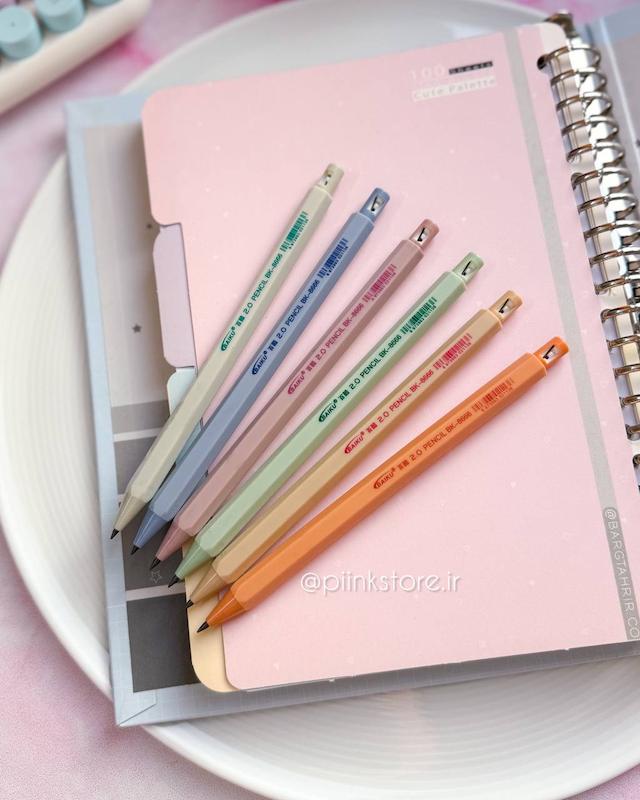 اتود ۲ میل تراش دار طرح مداد BAIKU