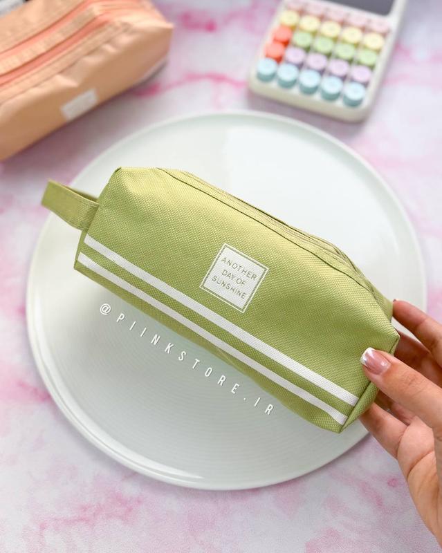 جامدادی دو زیپ برزنتی اسپرت بزرگ