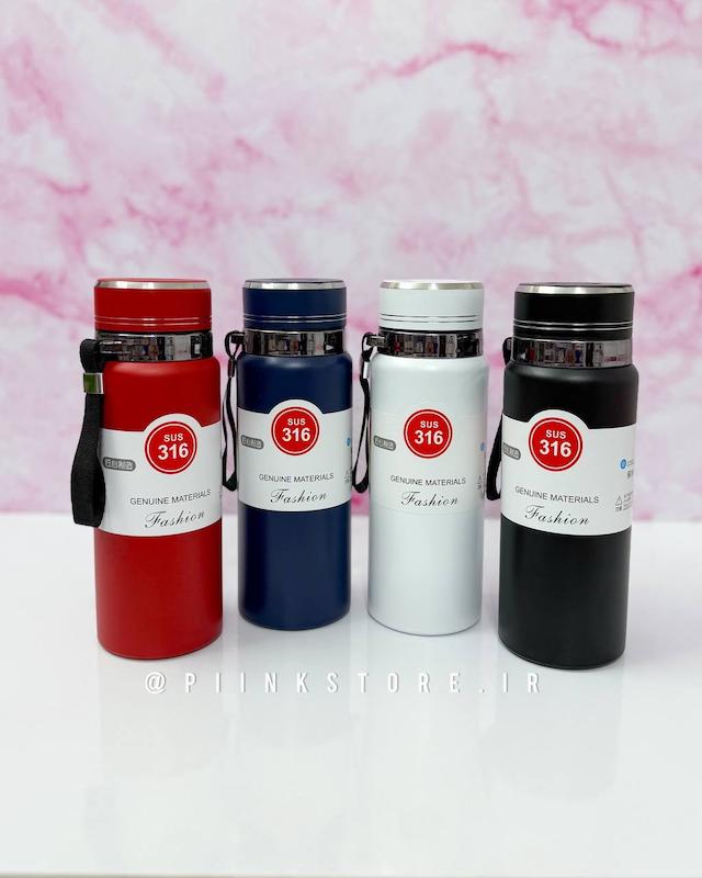 فلاسک استیل بند دار ۸۰۰ میلی لیتر