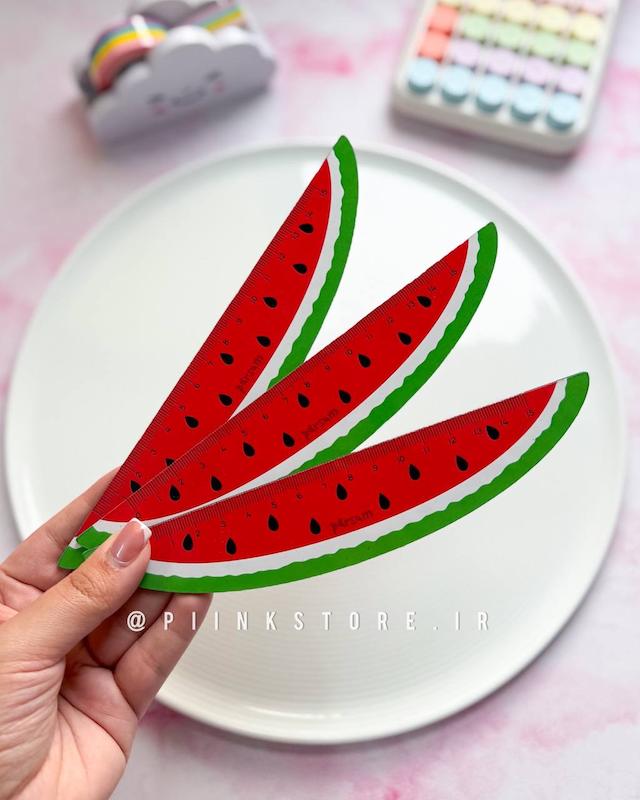 خط کش چوبی قاچ هندوانه 