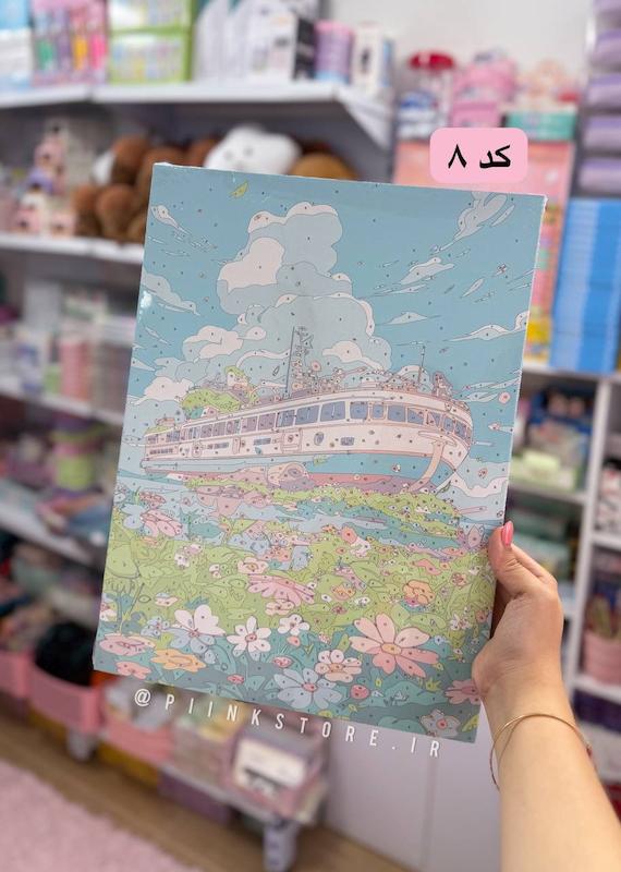 بوم رنگ آمیزی با اعداد ۳۰*۴۰ سری ۱