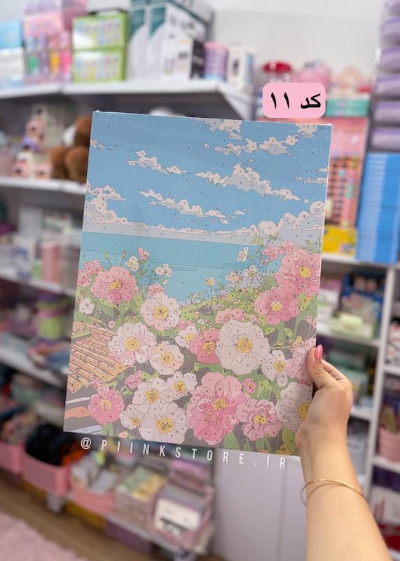 بوم رنگ آمیزی با اعداد ۳۰*۴۰ سری ۱