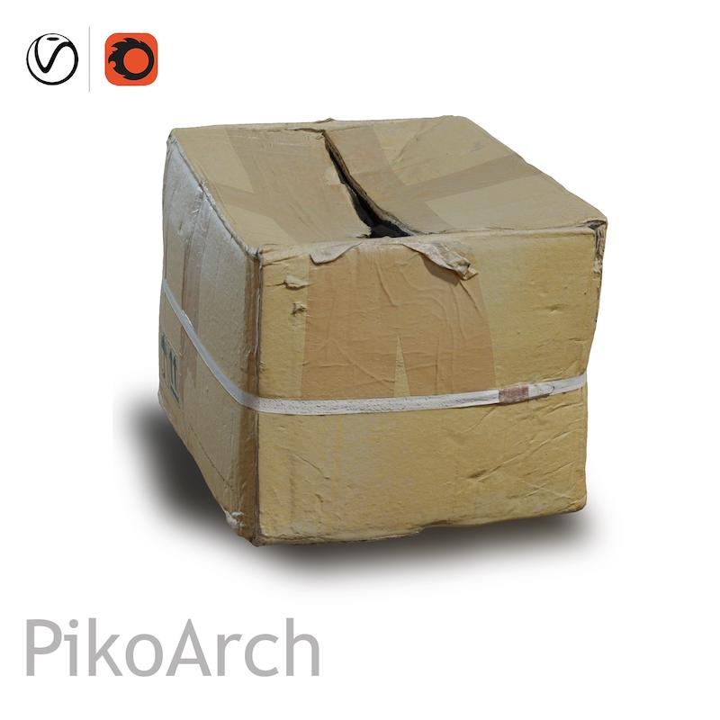 دانلود مدل سه بعدی جعبه کارتنی