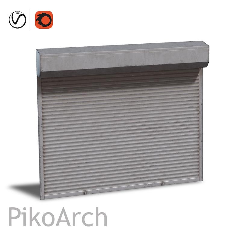 دانلود مدل سه بعدی کرکره برقی