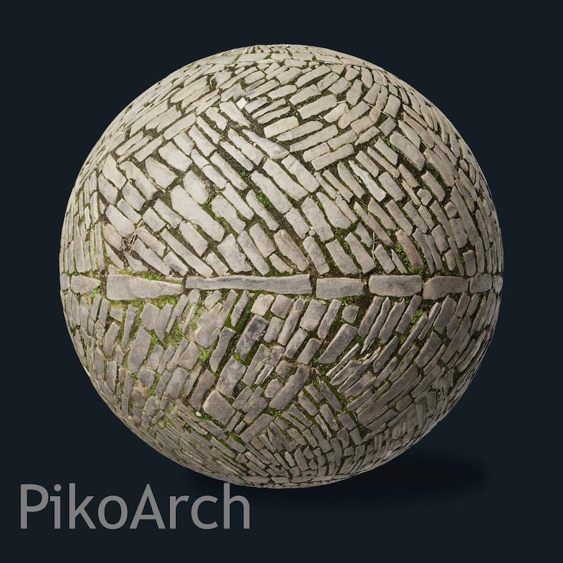 دانلود تکسچر سنگفرش - 8k