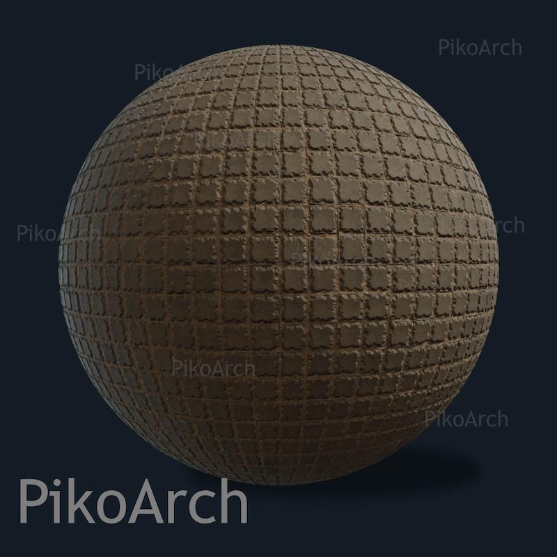 دانلود تکسچر سنگفرش مربعی - 8k