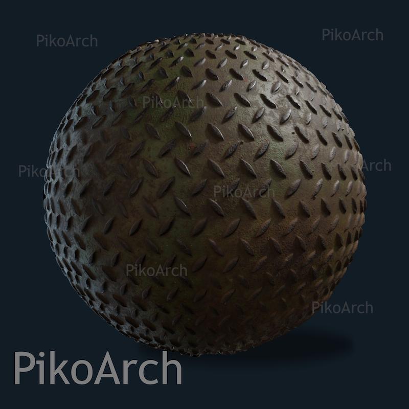 دانلود تکسچر بافت فلزی زنگ زده - 8k