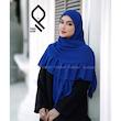 روسری حریر کرپ کش دار RHKSH10