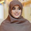 روسری اسلپ اکلیلی حاشیه دانتل ESN78