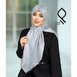 روسری حریر راه راه نگین کار شده RHMA21