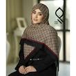 روسری نخ پنبه سیا اسکارف RNP47