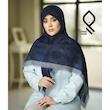 روسری نخ پنبه سیا اسکارف RNP49