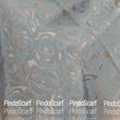 روسری نخ ابریشم ژاکارد لمه دار طرح گل رز RZHA108