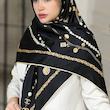 روسری ابریشم ساتن وارداتی ترک RSTRK34