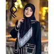 روسری ابریشم یونیک دووره ترک RAB15