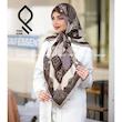 روسری ابریشم توییل کجراه سایز 120 RABTK06