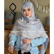 روسری نخ ابریشم ژاکارد طرح رکسانا RZHRK02