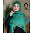 روسری نخ ابریشم ژاکارد طرح رکسانا RZHRK03