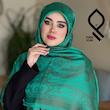 روسری نخ ابریشم ژاکارد طرح رکسانا RZHRK03
