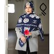 روسری نخ پنبه یونیک وارداتی RNPYNK31