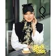 روسری حریر نخ ملانژ وارداتی RHITLA09