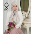 روسری حریر نخ ملانژ وارداتی RHITLA10