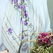 روسری حریر نخ ملانژ وارداتی RHITLA14