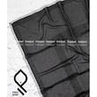 روسری حریر کرپ گیپور و نگین کار شده RHKG02