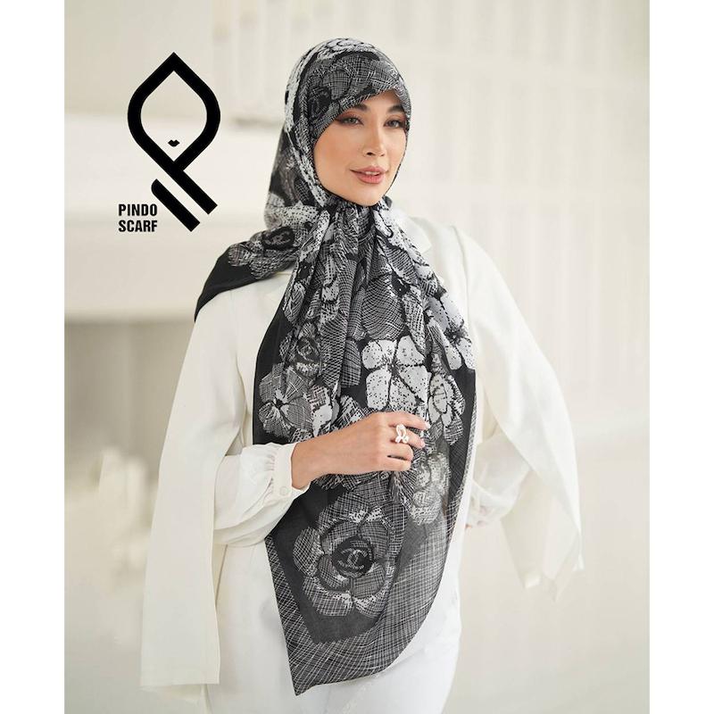 روسری نخ پنبه یونیک وارداتی RNPYNK38