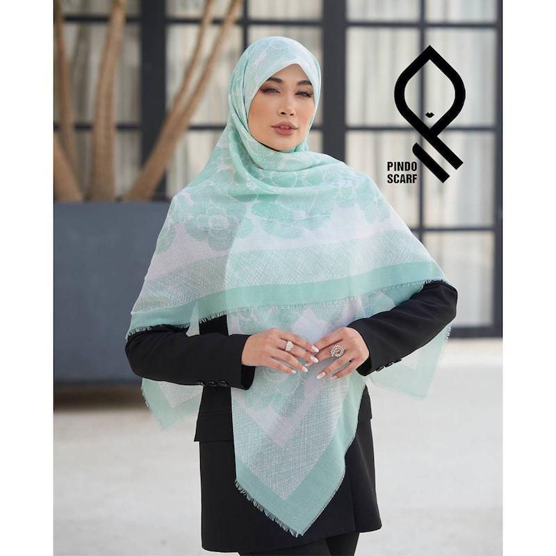 روسری نخ پنبه یونیک وارداتی RNPYNK39