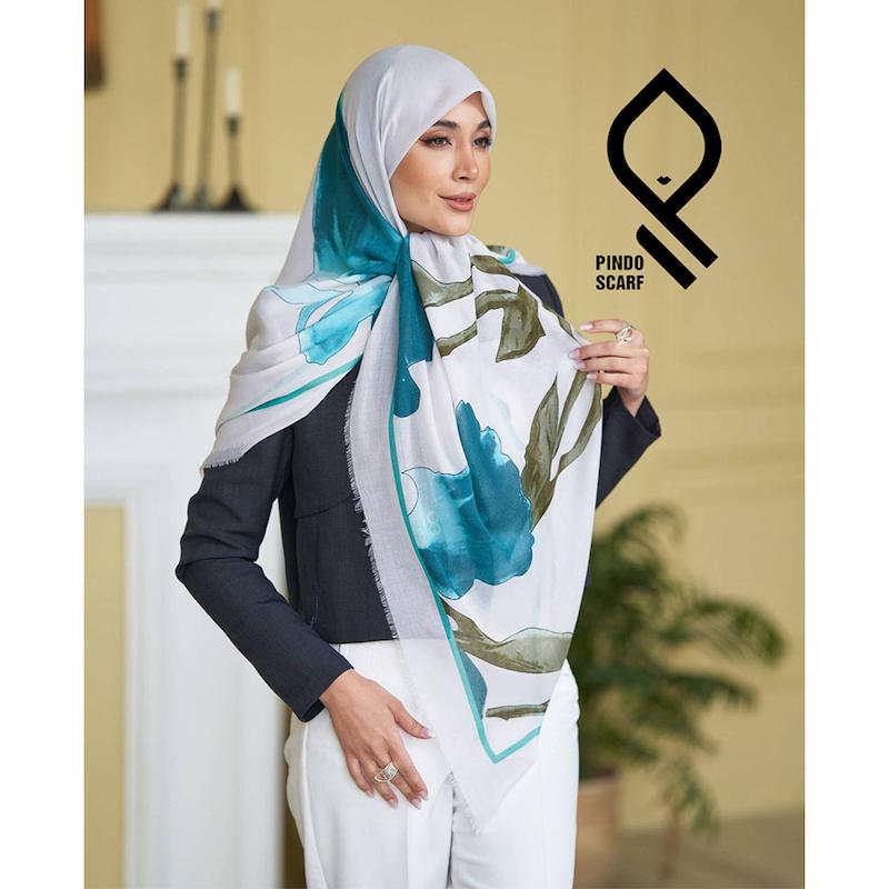 روسری نخ پنبه یونیک وارداتی RNPYNK45