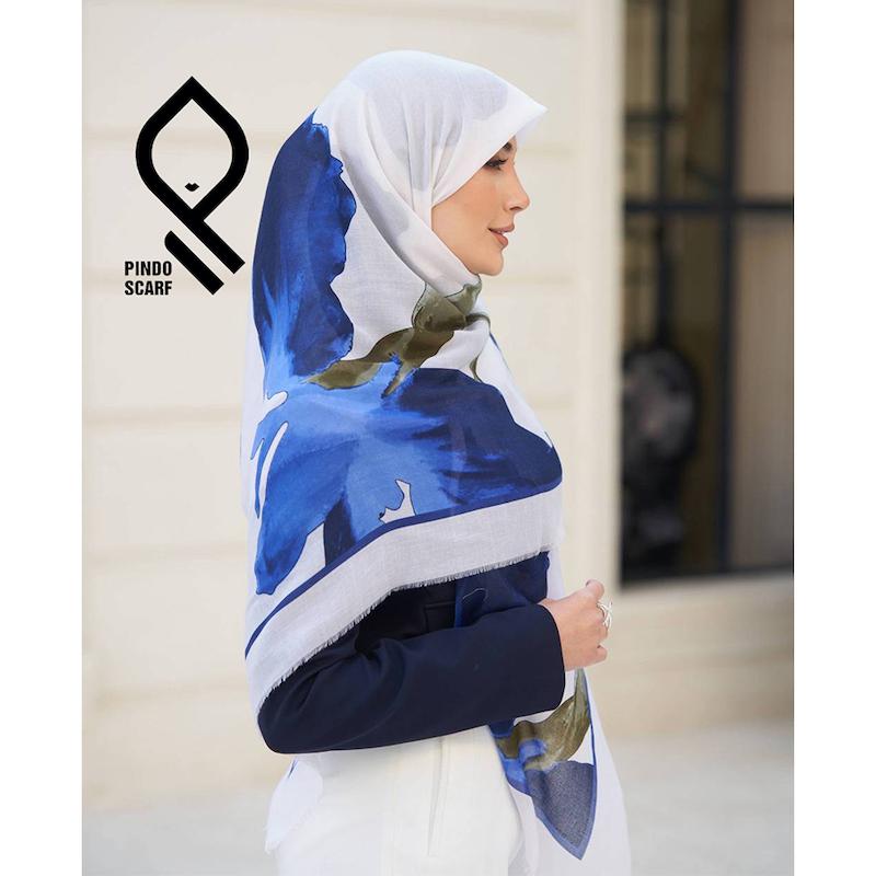 روسری نخ پنبه یونیک وارداتی RNPYNK47